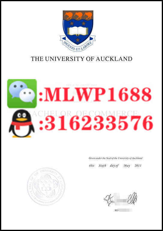 奥克兰大学 The University of Auckland 毕业证模版 成绩单样本