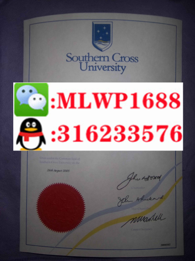 南十字星大学 Southern Cross University 毕业证模版 成绩单样本